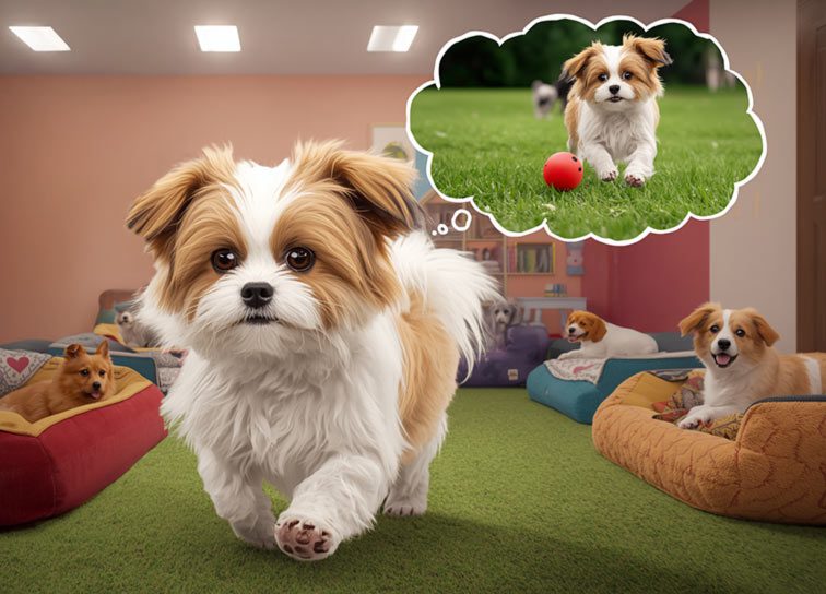 doggy darecare thinking